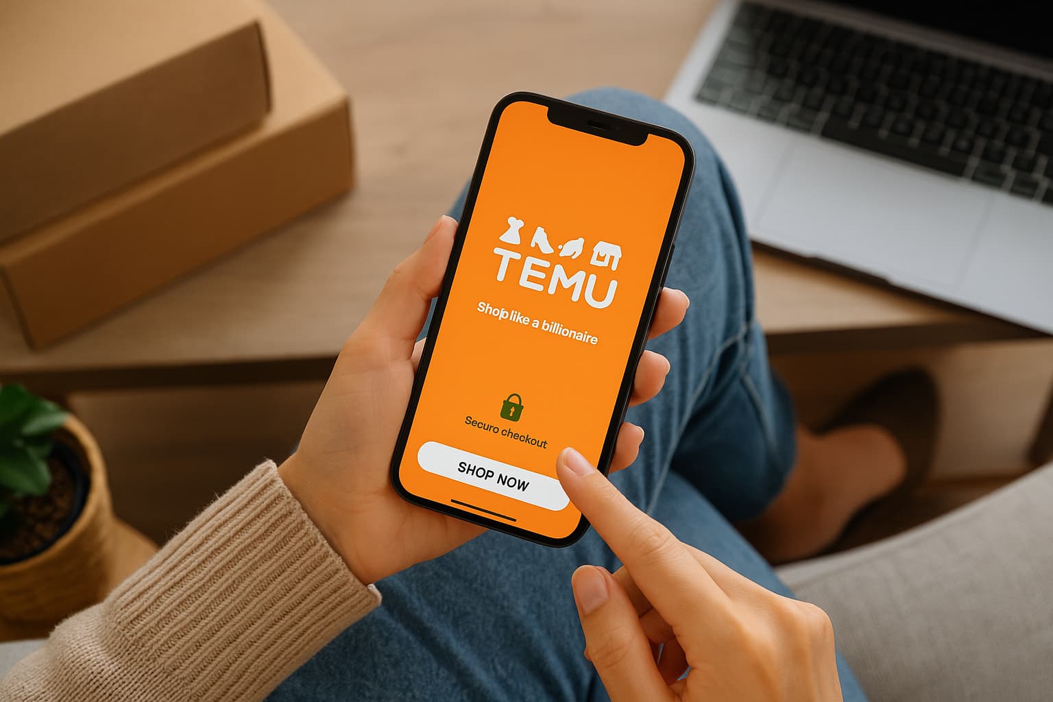 Shopping en ligne sécurisé avec Temu : expérience fiable et moderne