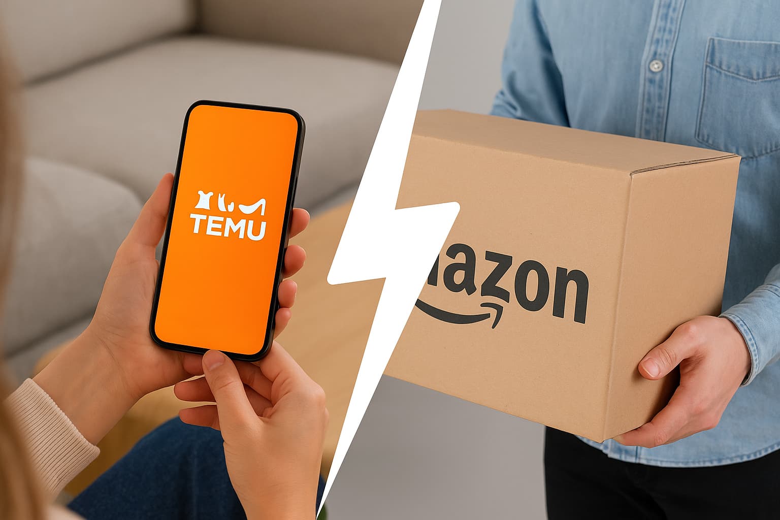 Temu vs Amazon: comparaison pour mieux acheter