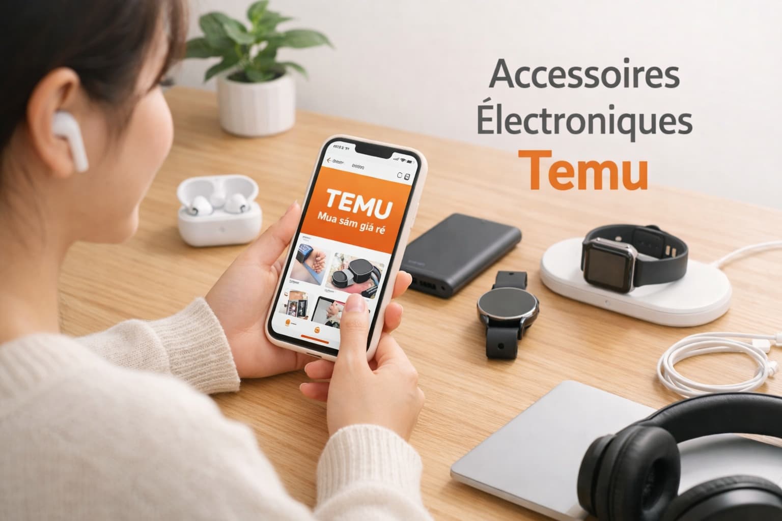 Accessoires électroniques Temu pour un quotidien connecté