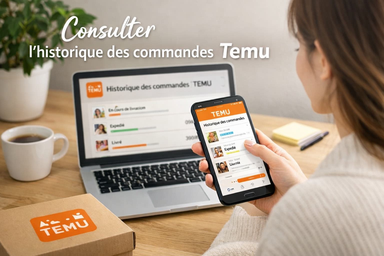 Consulter l’historique des commandes Temu facilement