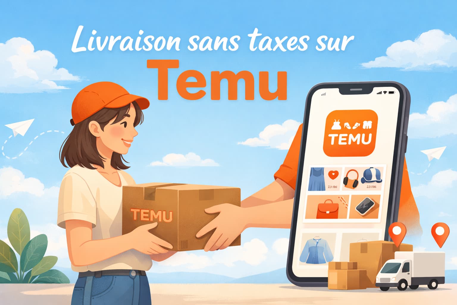 Livraison sans taxes sur Temu: acheter sereinement