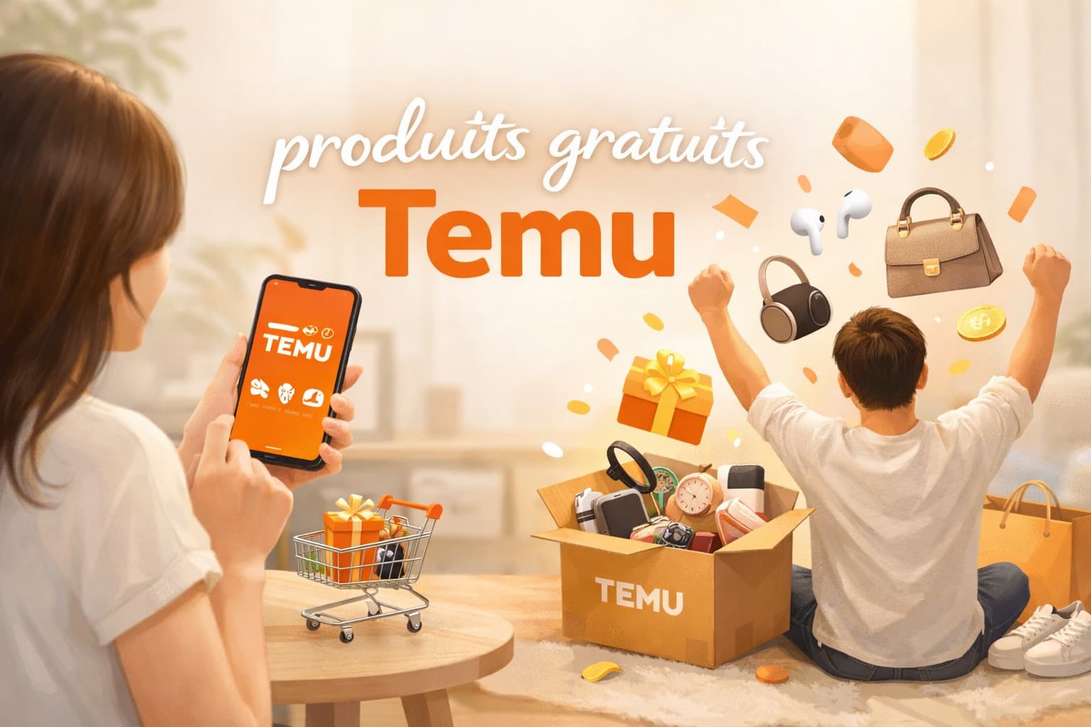 Produits gratuits Temu: comment en profiter facilement
