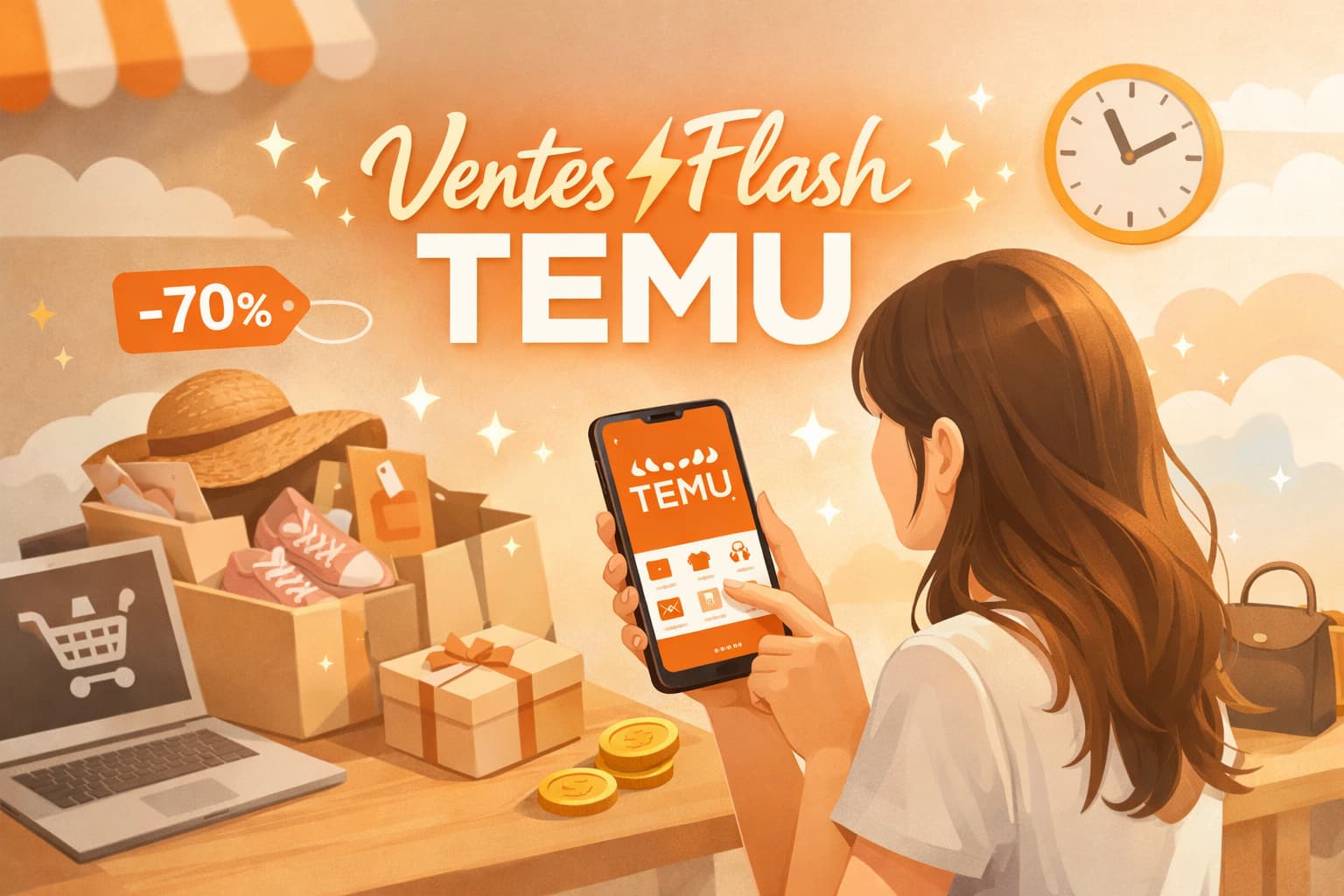 Ventes flash Temu: promotions imbattables chaque jour