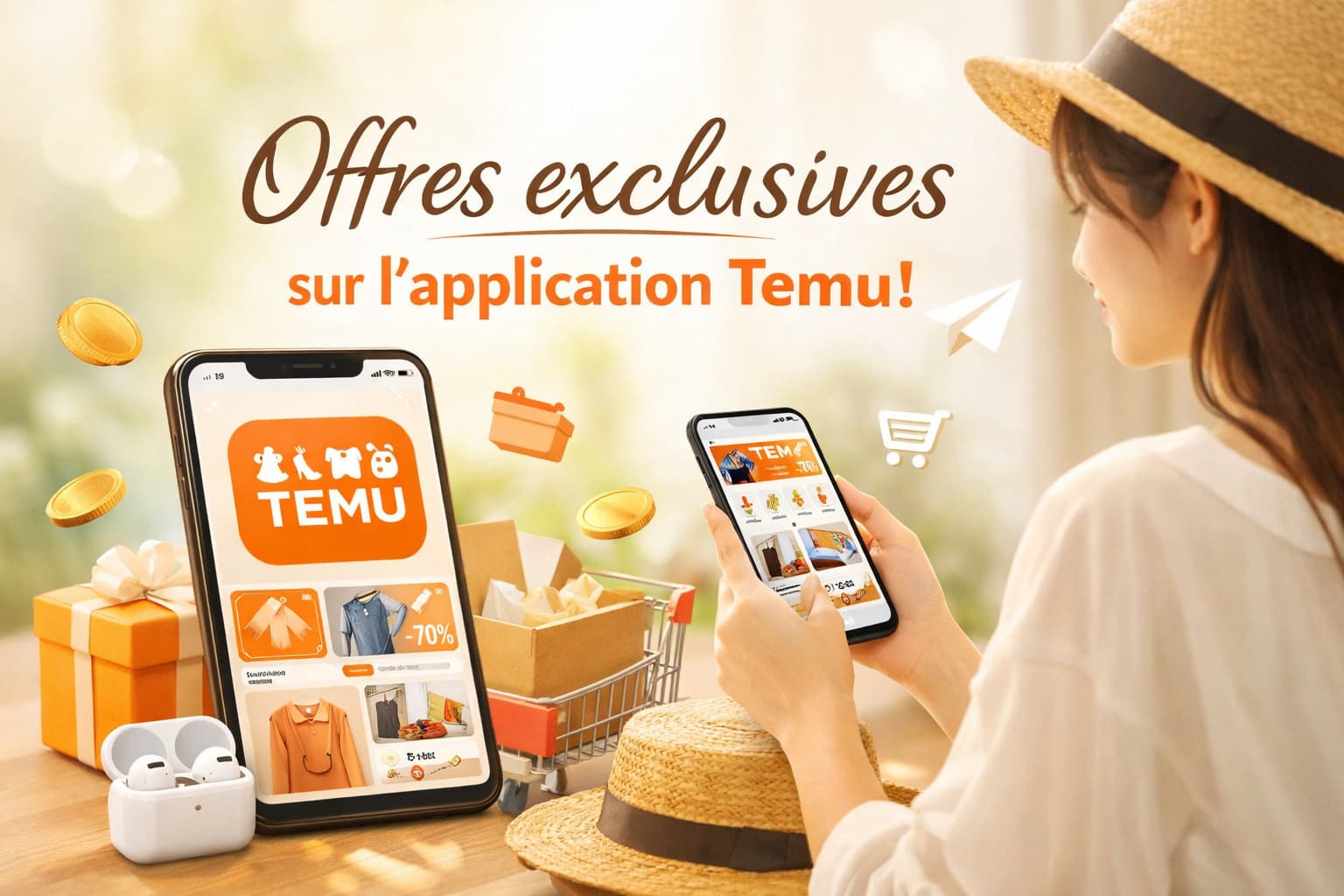 Offres exclusives sur l’application Temu à ne pas manquer