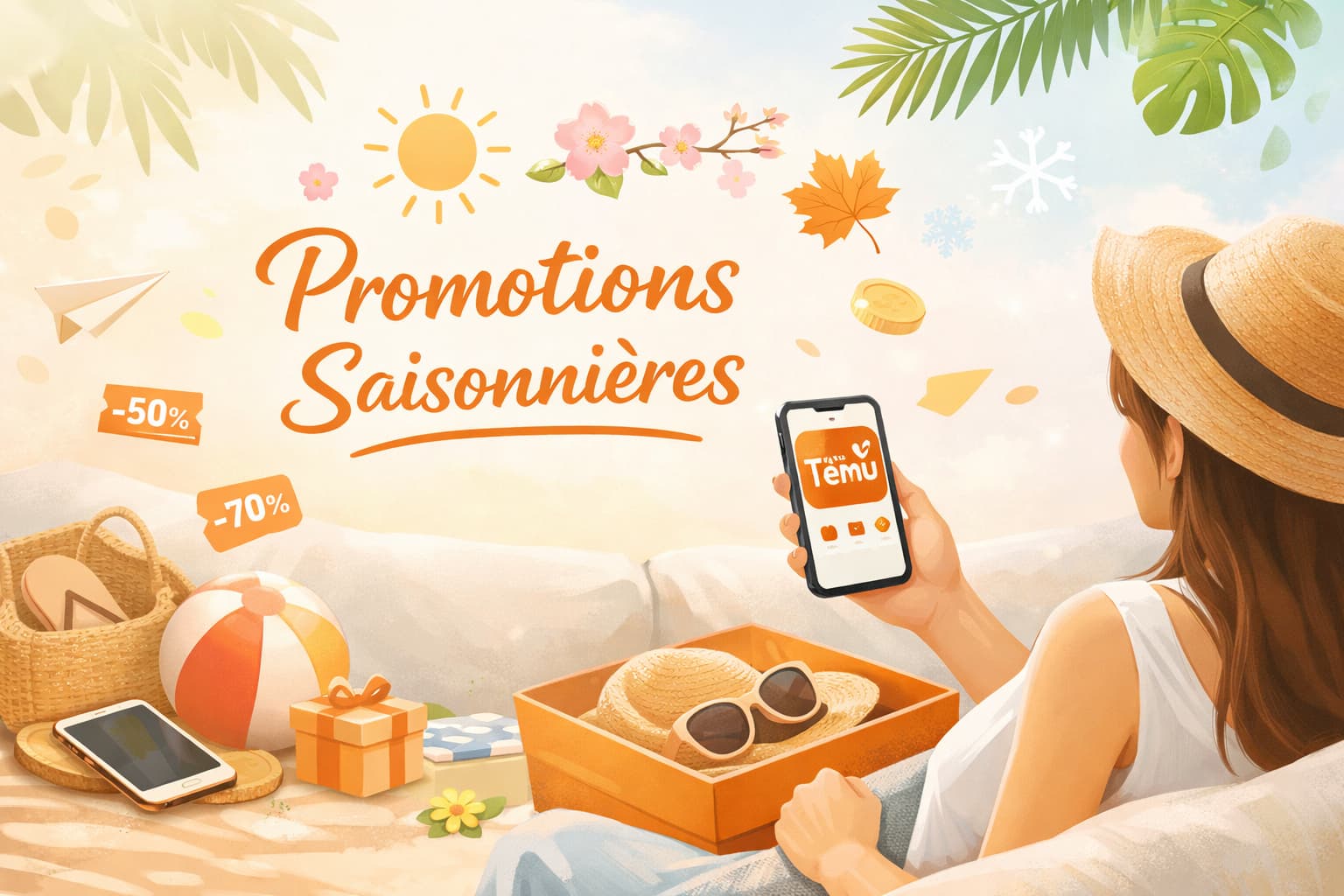 Promotions saisonnières Temu : économisez plus