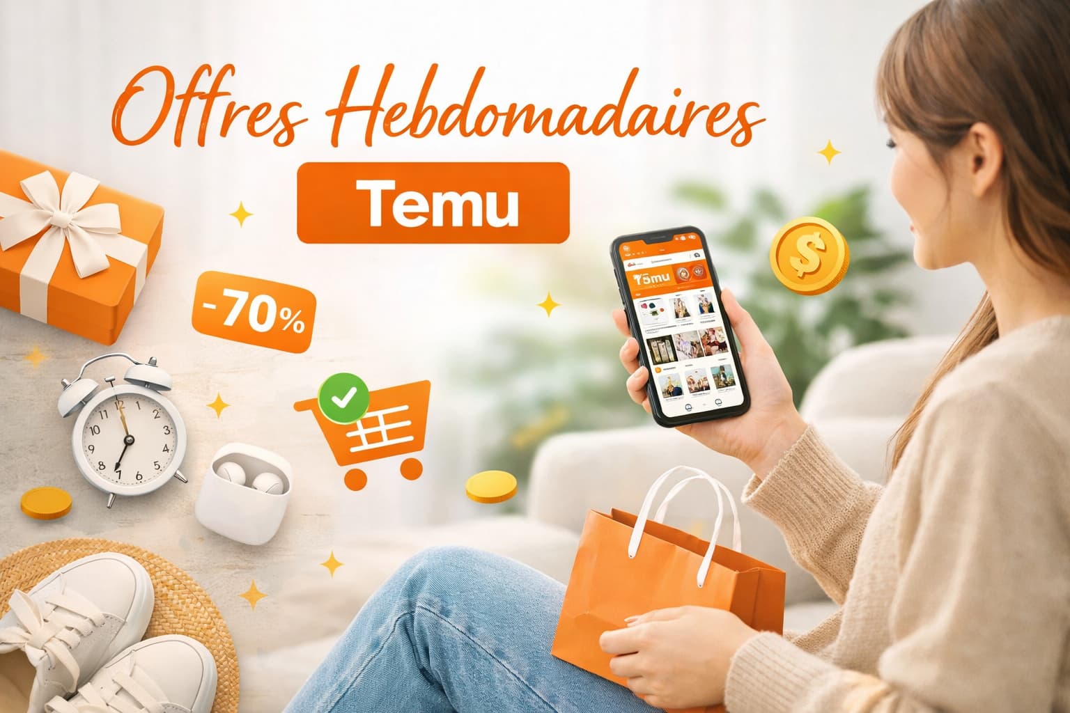 Offres hebdomadaires Temu : bons plans à ne pas manquer