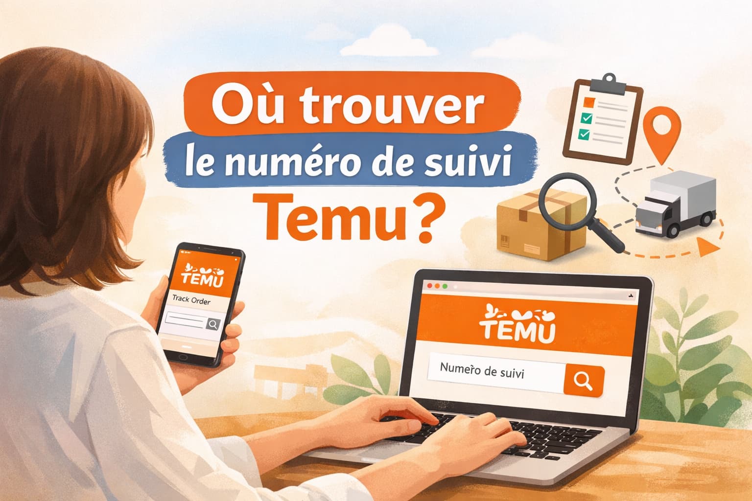 Où trouver le numéro de suivi Temu pour suivre un colis