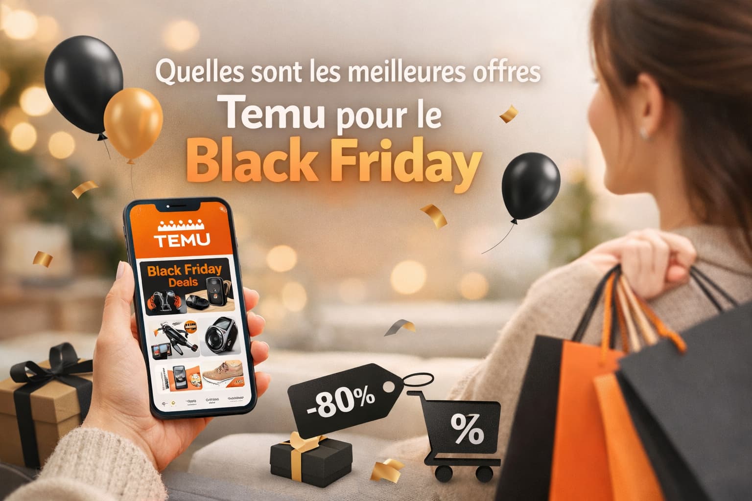 Quelles sont les meilleures offres Temu pour le Black Friday